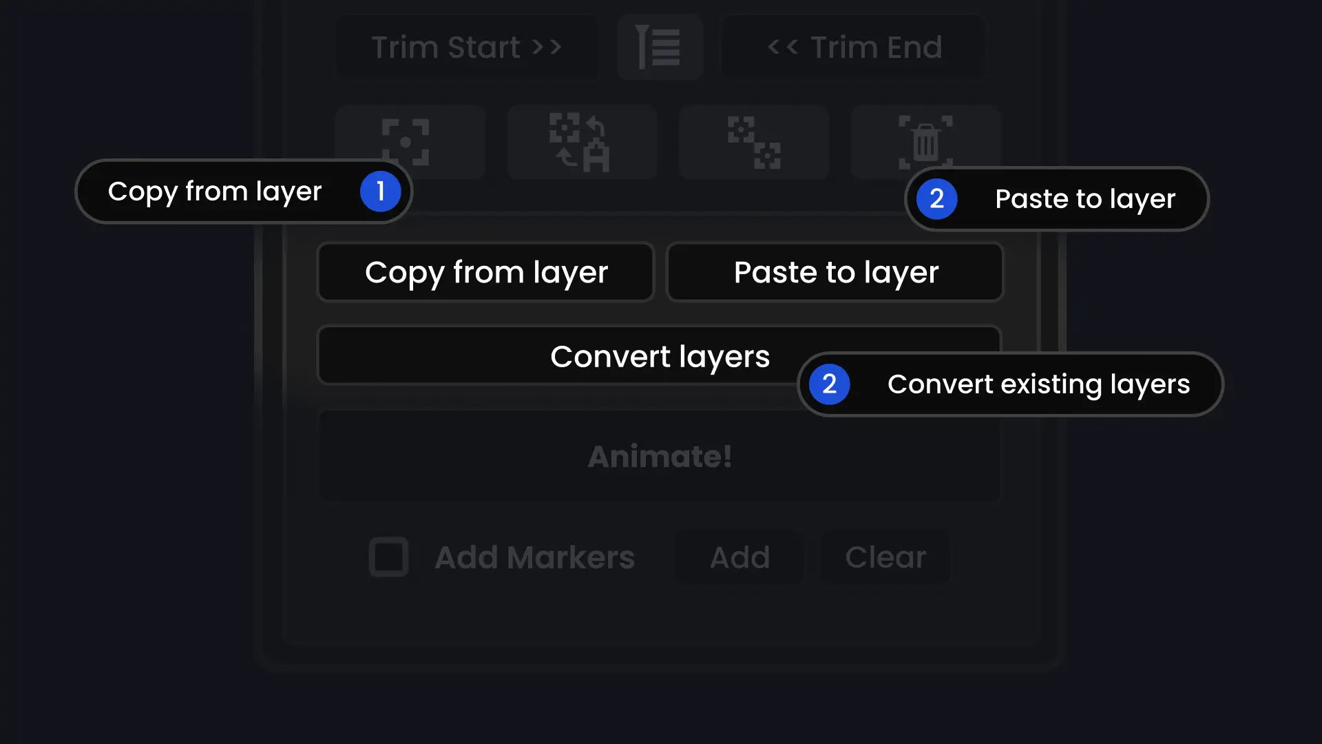 Mode toggle highlighted